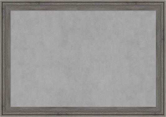 Amanti Art Grey Framed Magnetic Board 19x27 Medium Vision Board by AmantiArt
