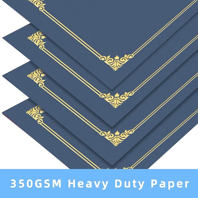 HAUTOCO 120 Pack Certificate Holders, Document Award Covers Certificate Folders - Image 4