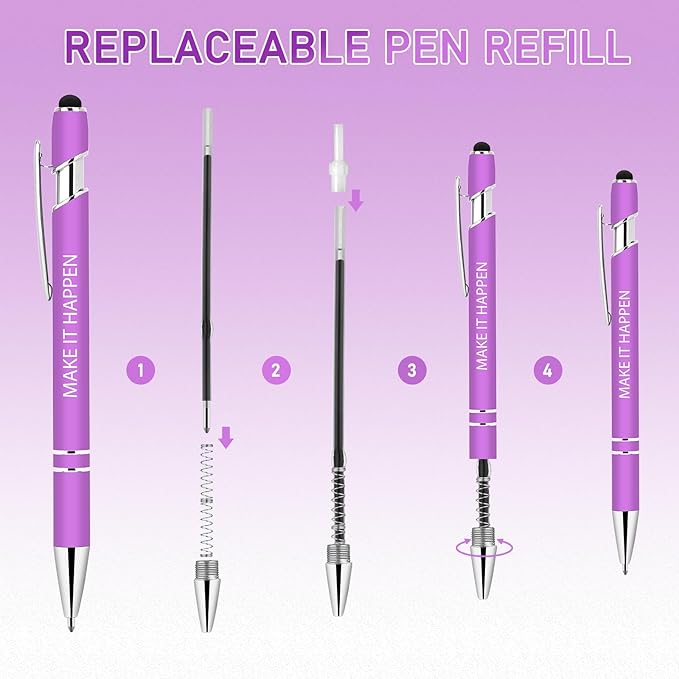 Luxeviss 100 Pcs Inspirational Pens Bulk - Image 5