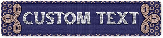 Custom Sign, Custom Street Sign, 11 Font Colors, 13 Font Styles, 4 Hole Options by MySignCenter