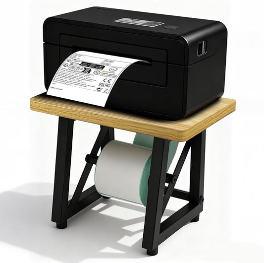 Label Holder for Thermal Printer, Sticker Rolls and Fan-fold Dispenser Holder by Unknown