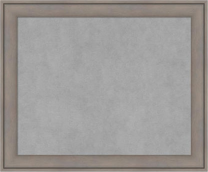 Amanti Art Grey Framed Magnetic Board 19x23 Small Vision Board by AmantiArt