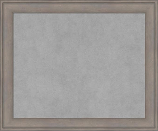 Amanti Art Grey Framed Magnetic Board 19x23 Small Vision Board by AmantiArt