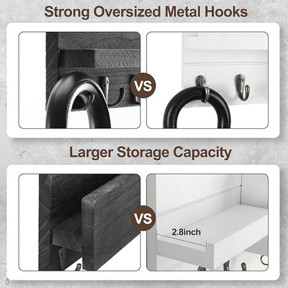 Lwenki Mail Organizer for Wall Mount – Key Holder - Image 3