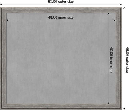 Amanti Art Grey Framed Magnetic Board 45x53 Oversize Vision Board - Image 4
