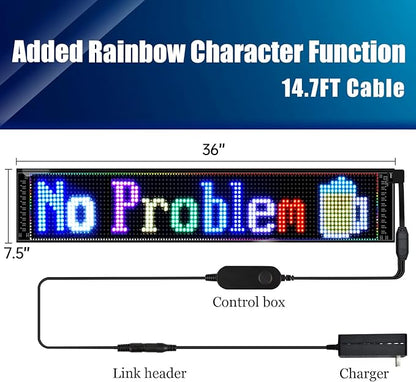 LED Sign, Programmable LED Sign, Flexible Scrolling LED Message Display - Image 6