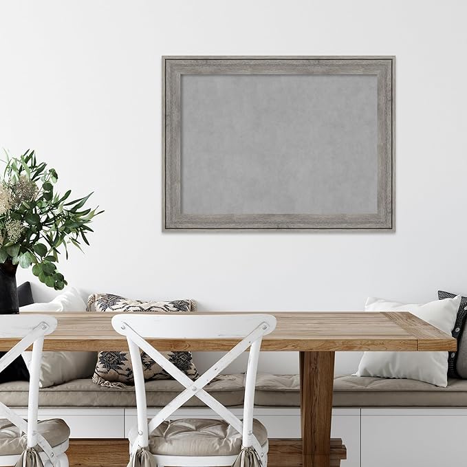 Amanti Art Grey Framed Magnetic Board 25x33 Medium Vision Board - Image 5