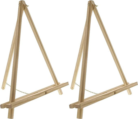 U.S. Art Supply 20" Natural Wood Tabletop Easel by USArtSupply