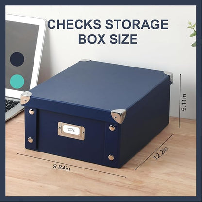 DLUGOPIS 2 Pcs Inch Checks Storage Box - Image 2