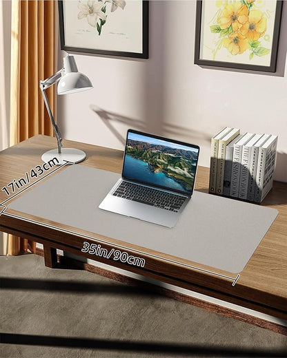 Leather Desk Pad Protector, Large Mouse pad, Office Desk mat, Laptop Mat - Image 7