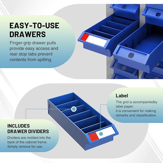 Exerock 60 Drawer Tool Storage Cabinet - Image 6
