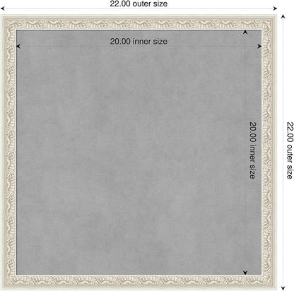 Amanti Art Silver Framed Magnetic Board 22x22 Medium Vision Board - Image 2