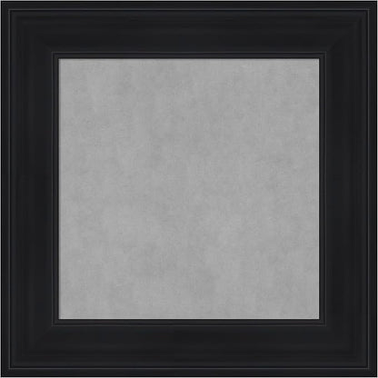 Amanti Art Black Framed Magnetic Board 17x17 X-Small Vision Board by AmantiArt