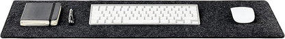 Wolvende Premium Felt Desk Mat | Small 12" x 27.5" Multifunctional Desk Pad - Image 5