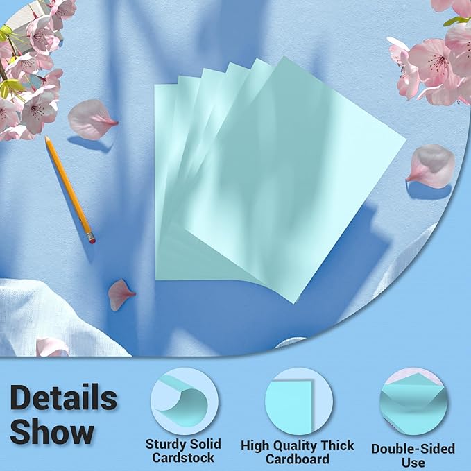 Cardstock 8.5 x 11, Thick Printer Paper 75 lb/200 gsm, 120 Sheets Card Stock - Image 3