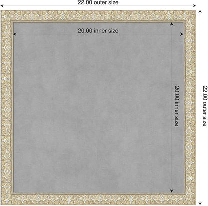 Amanti Art Silver Framed Magnetic Board 22x22 Medium Vision Board - Image 2
