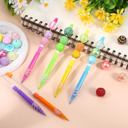 16Pcs Beadable Mechanical Pencils Bulk, Include 16 Beaded Mini Mechanical Pencil - Image 3