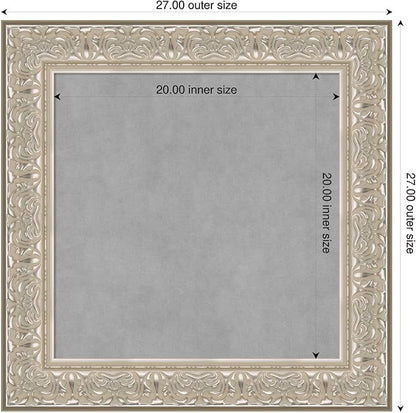 Amanti Art Silver Framed Magnetic Board 27x27 Medium Vision Board - Image 2