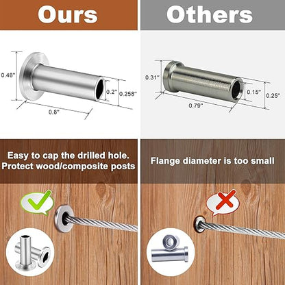 BLIKA 40 Pack Stainless Steel Protector Sleeves - Image 4