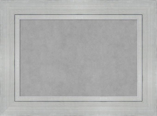 Amanti Art Silver Framed Magnetic Board 23x31 Medium Vision Board by AmantiArt