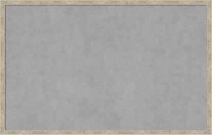 Amanti Art Silver Framed Magnetic Board 21x33 Large Vision Board by AmantiArt