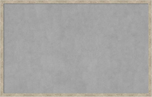 Amanti Art Silver Framed Magnetic Board 21x33 Large Vision Board by AmantiArt