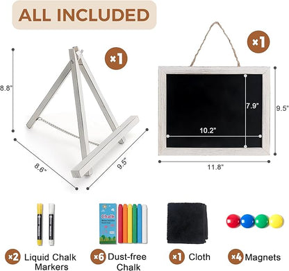 SELEAD 100% Real Wood Frame Magnetic Chalkboard - Image 8