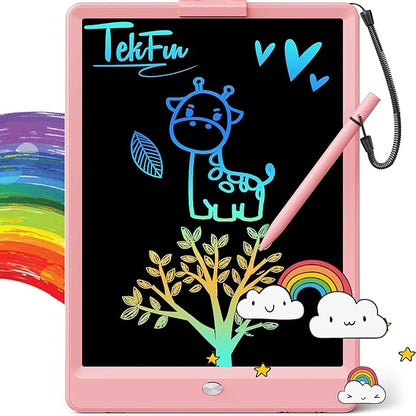 TEKFUN LCD Writing Tablet for Kids, 10-inch Coloring Drawing Pad, Mess Free by TEKFUN