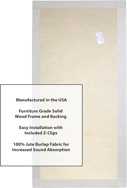 ATS Acoustics Sound Absorbing Acoustic Panel 24" x 48" x 2" Beveled Edge - Image 5