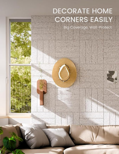 Fluxynara Large Felt Bulletin Board 48" x 36" Cork Board Alternative - Image 3