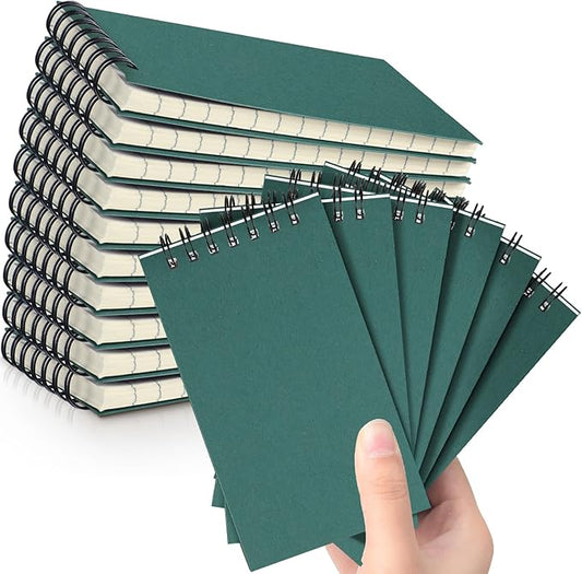 Tenceur 18 Pcs Pocket Notebook Bulk Small 3x5 Inch Spiral Notepads Mini Top by Tenceur