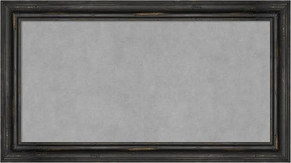 Amanti Art Black Framed Magnetic Board 15x27 Small Vision Board by AmantiArt