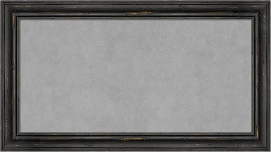 Amanti Art Black Framed Magnetic Board 15x27 Small Vision Board by AmantiArt