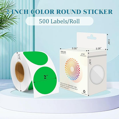 2 Inch Round Color Coding Labels - Image 2