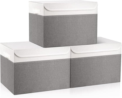 Bagnizer Large 17" 42 Quarts Collapsible Stackable Storage Bins by Bagnizer