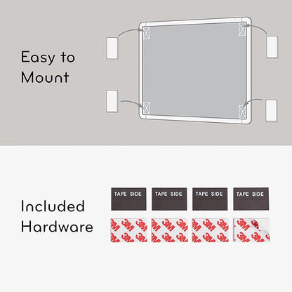 U Brands Contempo Magnetic Dry Erase Board White Board Bundle, 8.5" x 11" - Image 6