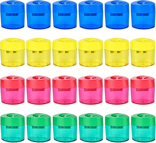 AUSTARK 24Pcs Pencil Sharpener Manual by AUSTARK