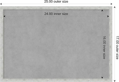Amanti Art Silver Framed Magnetic Board 17x25 Medium Vision Board - Image 4