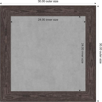 Amanti Art Black Framed Magnetic Board 30x30 Medium Vision Board - Image 4