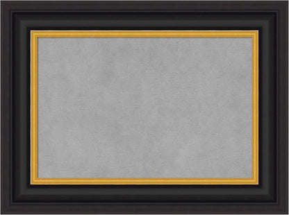 Amanti Art Black Framed Magnetic Board 18x24 Small Vision Board by AmantiArt
