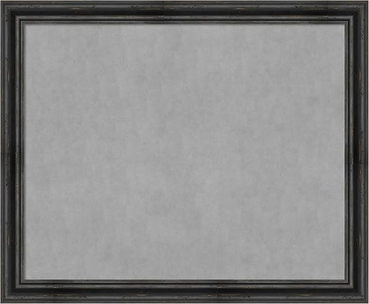 Amanti Art Black Framed Magnetic Board 37x45 X-Large Vision Board by AmantiArt