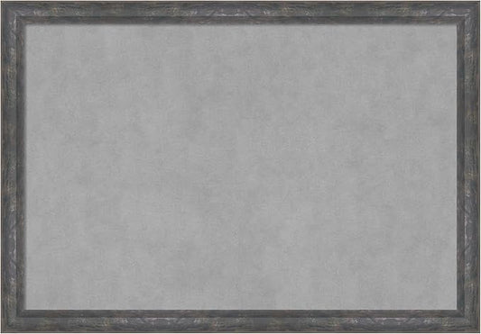 Amanti Art Grey Framed Magnetic Board 27x39 Large Vision Board by AmantiArt