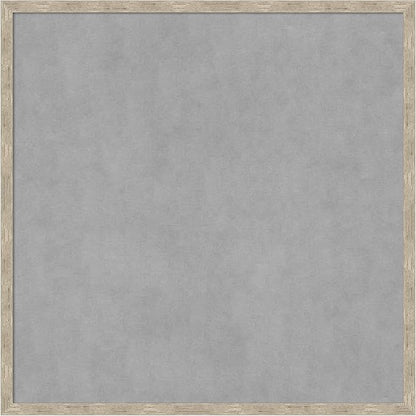 Amanti Art Silver Framed Magnetic Board 25x25 Medium Vision Board by AmantiArt
