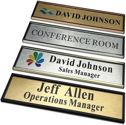 SINKAA Personalized Name Plate for Door or Wall, 2 x 8 inch Custom Office - Image 4