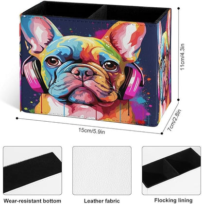 Famame Colorful Dog French Bulldog Pencil Holder - Image 3