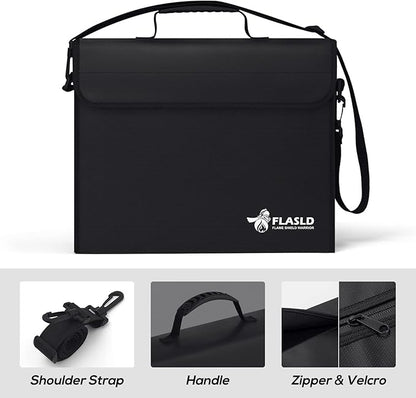 FLASLD Fireproof Document Bags, Holder Home Office Portable Filing Storage - Image 5