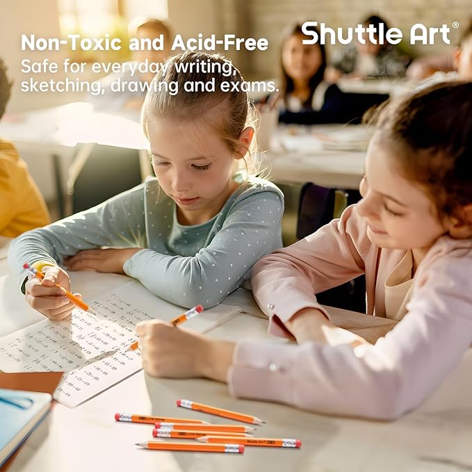 Shuttle Art 200 Pack Golf Pencils - Image 5