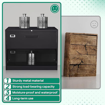 Letaya Metal Lateral File Cabinets - Image 9