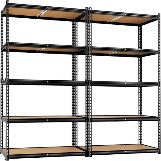 LEVELEVE 5-Tier Storage Shelving Unit, 2020 lbs Capacity, Heavy Duty Adjustable by Enjoyyourlife