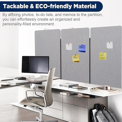 Sound Proof Dividers w/Wheels, Portable Office Wall Divider - Image 5